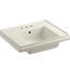 Tresham 24 Ped Lav Basin 4 Cc (Biscuit), K-2757-4-96