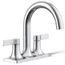 Venza Centerset Bathroom Sink Faucet, 1.0 GPM (Polished Chrome), K-28124-4K-CP