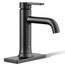 Venza Single-handle Bathroom Sink Faucet, 1.0 GPM (Matte Black), K-28126-4K-BL