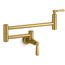 Edalyn by Studio McGee Wall Mount Pot Filler (Vibrant Brushed Moderne Brass), K-28359-2MB