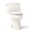 Santa Rosa One-piece Compact Elongated Toilet, 1.28 GPF (Biscuit), K-30810-96