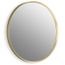 Essential 22" Round Framed Mirror (Moderne Brushed Gold), K-31367-BGL