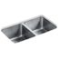 Undertone Preserve Dbl/Eql Ss Sink, K-3171-HCF-NA