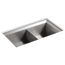Poise Sink Double Equal Basin, K-3388-NA