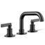 Castia Widespread Bathroom Sink Faucet, 0.5 GPM (Matte Black), K-35908-4N-BL