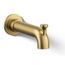 Castia Wall Mount Bath Spout w/ Diverter (Vibrant Brushed Moderne Brass), K-35923-2MB