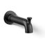 Castia Wall Mount Bath Spout w/ Diverter (Matte Black), K-35923-BL