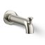 Castia Wall Mount Bath Spout w/ Diverter (Vibrant Polished Nickel), K-35923-SN