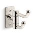 Castia Double Robe Hook (Vibrant Polished Nickel), K-35927-SN