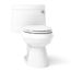 Cimarron One-piece Elongated Toilet w/ Concealed Trapway, 1.28 GPF (White), K-3619-RA-0