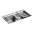 8 Degree Offset Dbl Basin Ss Sink, K-3672-NA