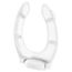 Cleana Rebound Elongated Toilet Seat with Antimicrobial Agent (White), K-39058-A-0