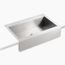 Vault 36 S/R Apron Front Sink, K-3942-4-NA
