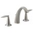 Alteo Widespread Bathroom Faucet (Vibrant Brushed Nickel), K-45102-4-BN