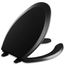 Lustra Elongated Toilet Seat (Black), K-4650-7