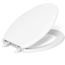 Lustra Quick-release Elongated Toilet Seat (White), K-4652-0