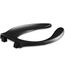 Stronghold Elongated Toilet Seat w/ Integrated Handle And Self-sustaining Check Hinge (Black), K-4731-SC-7