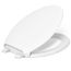 Rutledge Readylatch Quiet-close Elongated Toilet Seat (White), K-4734-RL-0
