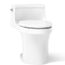San Souci One-piece Compact Elongated Toilet w/ Concealed Trapway, 1.28 GPF (White), K-5172-0