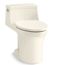 San Souci One-piece Compact Elongated Toilet w/ Concealed Trapway, 1.28 GPF (Biscuit), K-5172-96