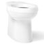 Cimarron Elongated Toilet Bowl w/ Skirted Trapway (White), K-5309-0