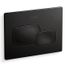 Cue Flush Actuator Plate For 2"x 4" In-wall Tank And Carrier System (Black), K-5413-7