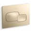 Cue Flush Actuator Plate For 2"x 4" In-wall Tank And Carrier System (Vibrant French Gold), K-5413-AF