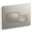 Cue Flush Actuator Plate For 2"x 4" In-wall Tank And Carrier System (Vibrant Brushed Nickel), K-5413-BN