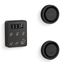 Invigoration Tandem Steam Generator Control Kit (Matte Black), K-5558-BL