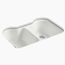 Hartland Dbl Equal Uc Sink 5 Hole, K-5818-5U-NY