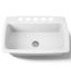 Cape Dory 33" Undermount Single-bowl Kitchen Sink (White), K-5864-5U-0