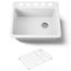 Riverby 25" Undermount Single-bowl Kitchen Sink (White), K-5872-5UA1-0
