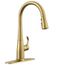 Simplice Compact Pull-down Kitchen Faucet w/ 3-Function Sprayhead (Vibrant Brushed Moderne Brass), K-597-2MB