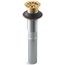 Bathroom Sink Grid Drain w/ out Overflow (Vibrant Brushed Moderne Brass), K-7129-2MB