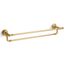 Artifacts 24" Double Towel Bar (Vibrant Brushed Moderne Brass), K-72570-2MB
