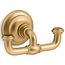 Artifacts Double Robe Hook (Vibrant Brushed Moderne Brass), K-72572-2MB