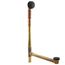 Clearflo Brass Toe Tap Bath Drain (Matte Black), K-7265-BL