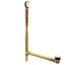 Clearflo Brass Toe Tap Bath Drain (Vibrant Brushed Nickel), K-7265-BN