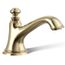 Artifacts w/ Bell design Bathroom Sink Faucet Spout Only w/ Bell Design, 1.2 GPM (Vibrant French Gold), K-72759-AF