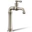 Artifacts Gentleman's Single-handle Bathroom Sink Faucet, 1.2 GPM (Vibrant Brushed Nickel), K-72763-9M-BN