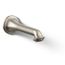 Artifacts Wall Mount Bath Spout w/ Turned Design (Vibrant Brushed Nickel), K-72792-BN
