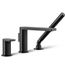 Composed Deck Mounted Bath Faucet w/ Handshower (Matte Black), K-73078-4-BL