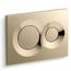 Lynk Flush Actuator Plate For 2"x 4" In-wall Tank And Carrier System (Vibrant French Gold), K-75890-AF