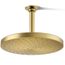 Awaken 10" 1-Function Rainhead, 1.75 GPM (Vibrant Brushed Moderne Brass), K-76465-G-2MB