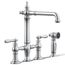 Artifacts 3-Hole Bridge Kitchen Faucet w/ Side Sprayer (Polished Chrome), K-76519-4-CP