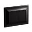 Memoirs Inwall Tank Faceplate (Black/Black), K-77271-7