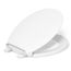 Rutledge Readylatch Quiet-close Round-front Toilet Seat (White)