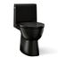 Reach One-piece Compact Elongated Toilet w/ Skirted Trapway, 1.28 GPF (Black), K-78080-7