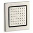 WaterTile Square 54-nozzle 1-Function Body Spray, 2.5 GPM (Vibrant Polished Nickel), K-8002-SN