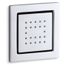 WaterTile Square 22-nozzle 1-Function Body Spray, 2.5 GPM (Polished Chrome), K-8003-CP